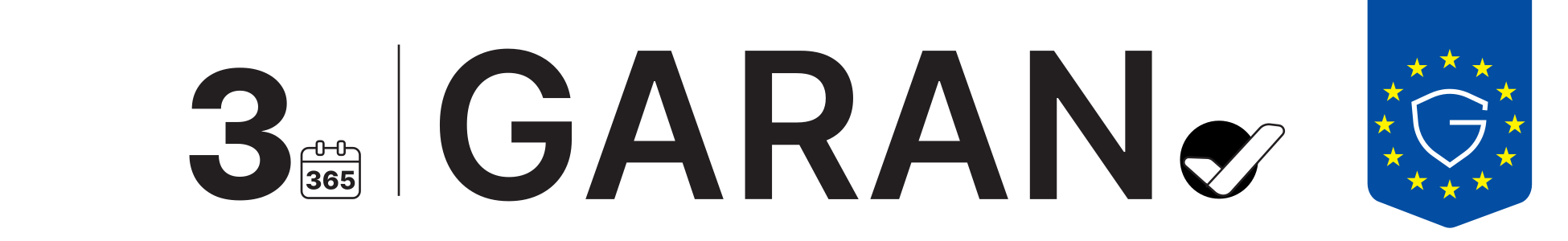 Étiquette de garantie GARAN pour L 15 blanc