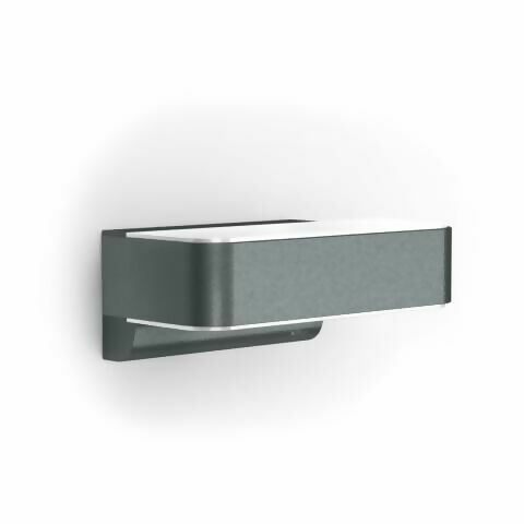Applique murale moderne gris foncé avec éclairage LED intelligent.
