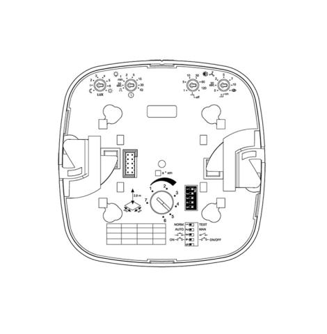  IR Quattro 8m COM2 - encastré