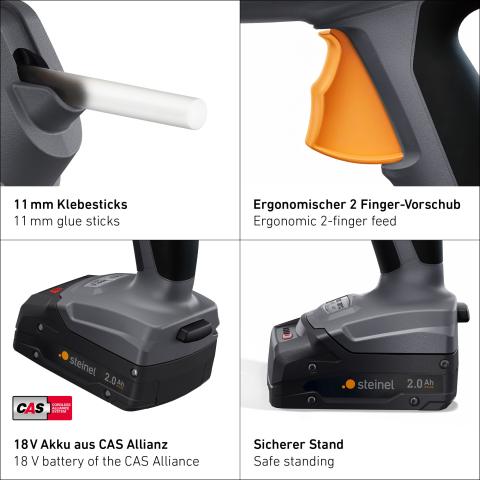  PRO MobileGlue 5011 CAS 2,0 Ah batterie et chargeur inclus